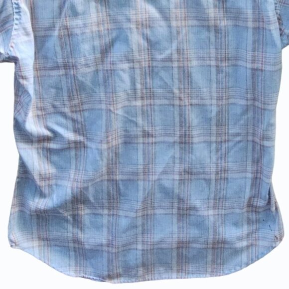 Levi's 1980's Single Pocket Western Men's Short Sleeve Shirt L Rockabilly Rodeo - Picture 3 of 9